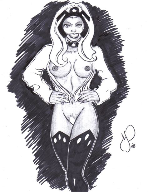 Rule 34 1girls 2008 Female Female Only Marvel Marvel Comics Michael Powell Monochrome Ororo