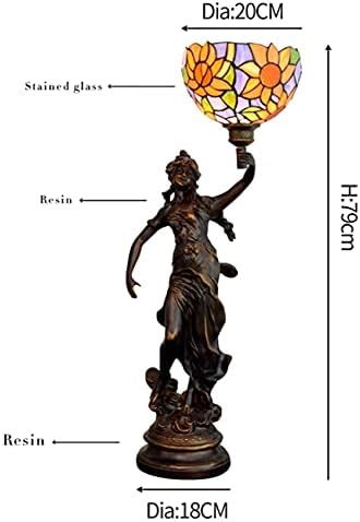 Lampe De Table Tournesol De Style Tiffany Lampe De Bureau De 8 Pouces