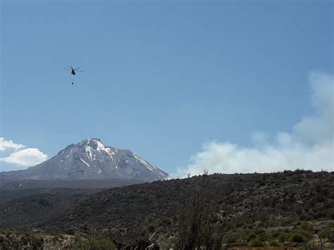 Arequipa Incendio Forestal Arrasa M S De Mil Hect Reas Y Causa Graves