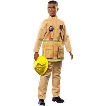 Barbie Ken Firefighter Doll FXP05 BarbiePedia