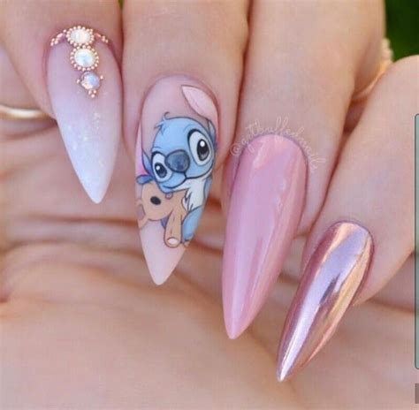 Pin by Yohanismar Torres on Diseños de Uñas Disney acrylic nails