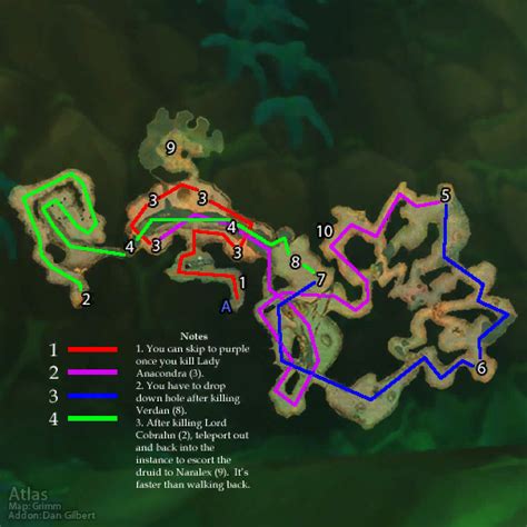 Simple Wailing Caverns Map Map Coords Compasses World Of Warcraft