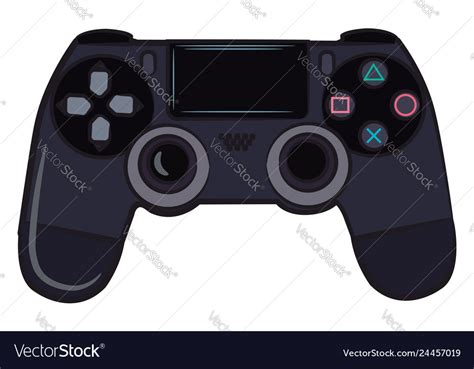 A game remote control or color Royalty Free Vector Image