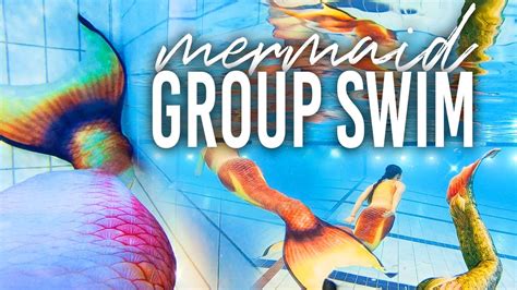 Mermaid Group Swim February 2020 Mermaid Meet Up Youtube