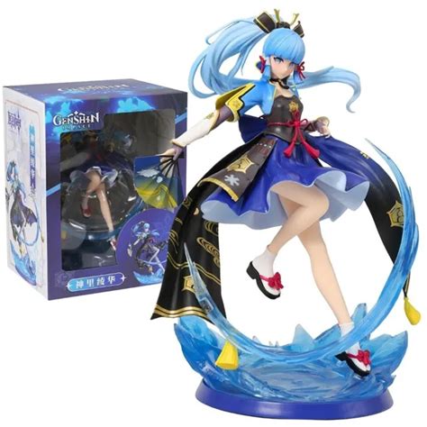 FIGURINE COLLECTION MANGA Genshin Impact Kamisato Ayaka 28 Cm Boite