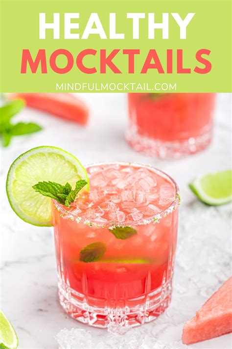 Healthy Mocktail Recipe With Watermelon | Mocktail recipe, Drink