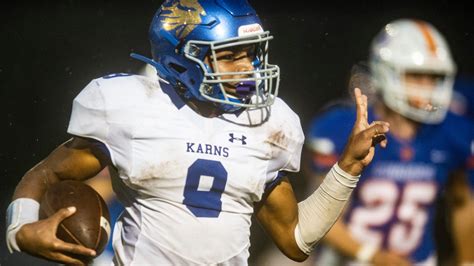 High school football: Karns' Bishop runs for six TDs in win over Campbell County