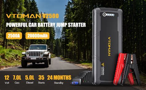 Vtoman A Car Battery Jump Starter Mah Portable V Jump