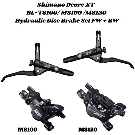 Shimano Deore XT BL T8100 M8100 M8120 Hydraulic Disc Brake Shopee