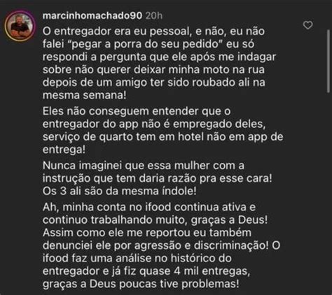 Após relato de Rica Perrone viralizar entregador se manifesta veja