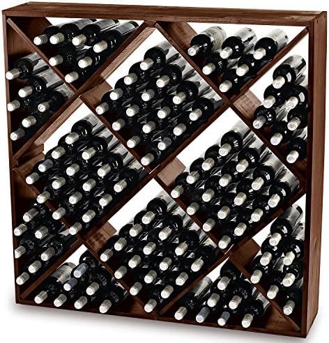 Amazon Wine Enthusiast Jumbo Bin Bottle Walnut Wine Rack