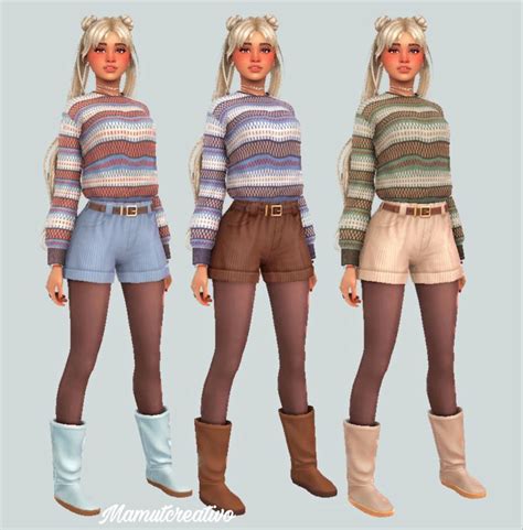 Cathy Gallery Id Mamutcreativo Hair And Clothes Miiko Cc Sims Ropa