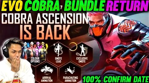 Cobra Rage Bundle Return Free Fire Cobra Bundle Return Confirm Date Cobra Bundle Kab Aayega