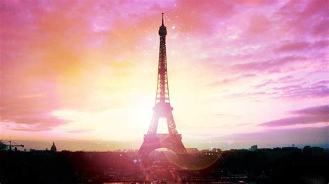 Paris Pink Sunset Wallpapers - 4k, HD Paris Pink Sunset Backgrounds on ...