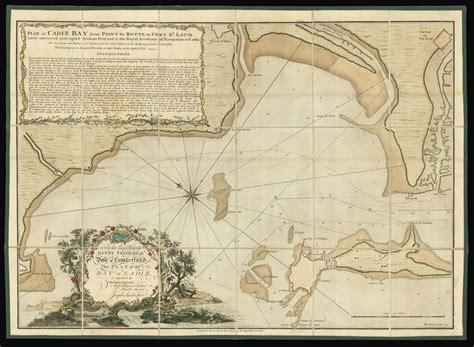 Speer's very rare map of the Bay of Cadiz | BADA