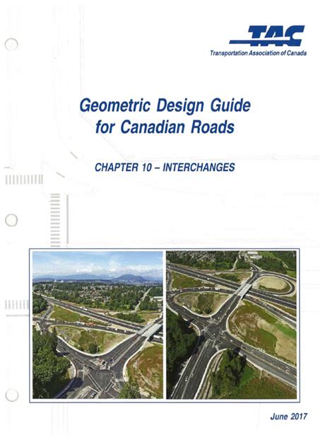 Chapter 10 - Interchanges - Geometric Design Guide For Canadian Roads ...