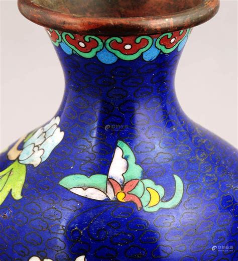 Bidlive A Pair Of Cloisonn Enamel Vases