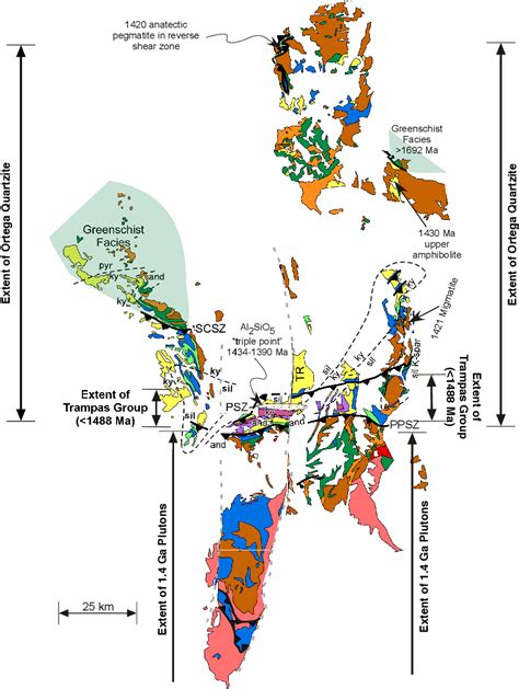 Table 2.1 from The role of the Picuris orogeny in the tectonic evolution of Proterozoic North ...