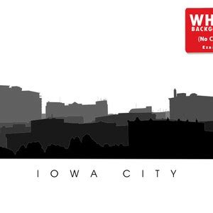 Iowa City Skyline - Etsy