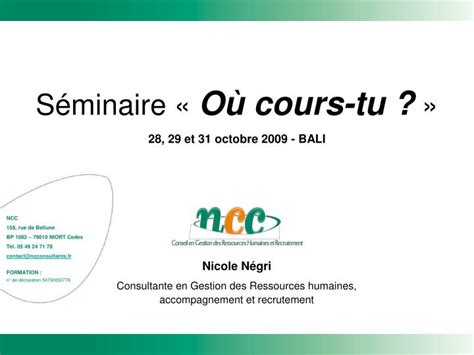 PPT Séminaire Où cours tu PowerPoint Presentation free