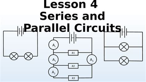 Series And Parallel Circuits Teaching Resources