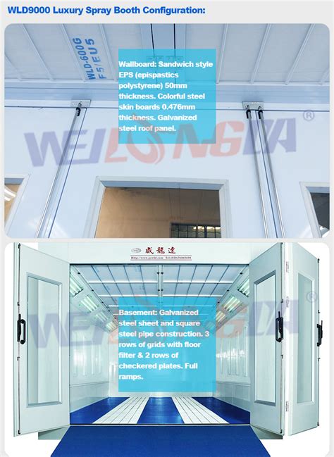 WLD9000 Auto Repair Equipment Spraying Machine Paint Booth Car