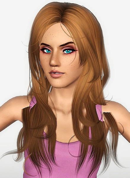 Bangs Caught Hairstyle Butterflysims 103 Retextured By Sjoko Sims 3 Hairs