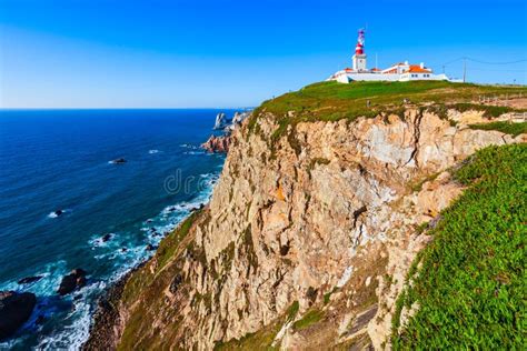 Cabo Da Roca Cape Portugal Stock Image Image Of Point Cabo 183619485