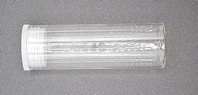 22ml Specimen Tube Soda Glass Flat Bottom 75mm X 25mm With Polyethylene