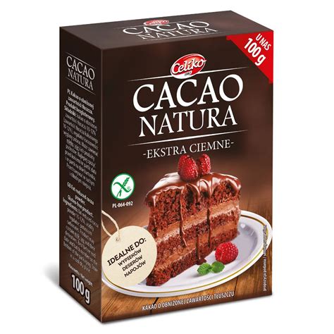 Pudr De Cacao Neagr F R Gluten Cu Con Inut Redus De Gr Sime G