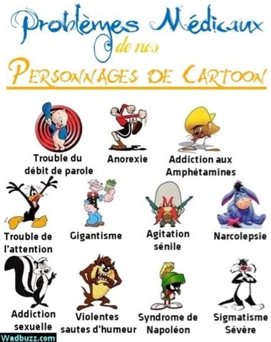 A Poster With Some Cartoon Characters On It S Back Side And Words In French