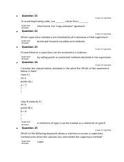 Csis 212 Final Part 3 Docx Question 21 3 Out Of 3 Points To Avoid