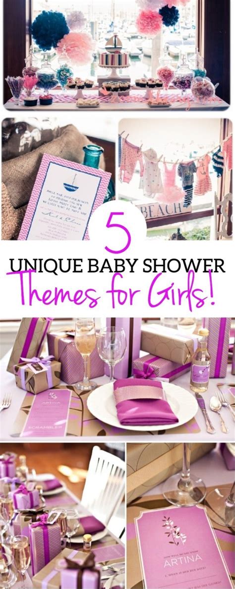 10 Unique Baby Shower Ideas For Girls And Cute Themes These Are