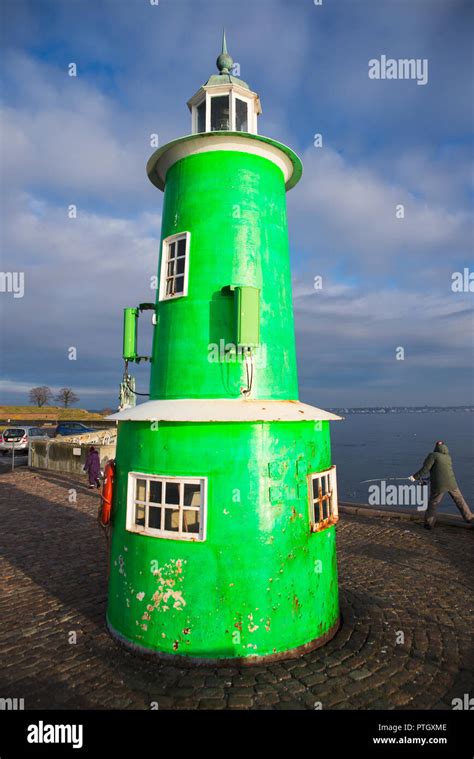 Lighthouse In Denmark Stock Photo Alamy