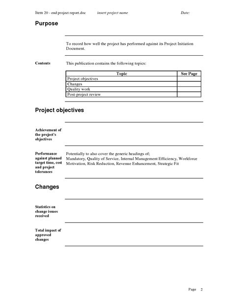 Latex Project Report Template