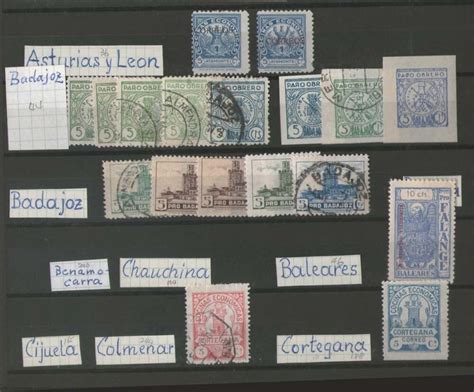 Spain 1936 39 Civil War Selected Lot 18 Stamps Europe Spain