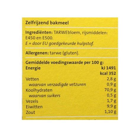 CostaBlanca Basis Bakmeel Zelfrijzend Harina Con Levadura 500g