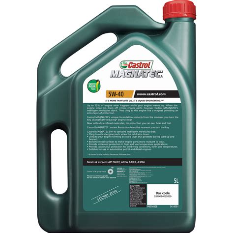 Castrol MAGNATEC Engine Oil 5W-40 5 Litre | Supercheap Auto