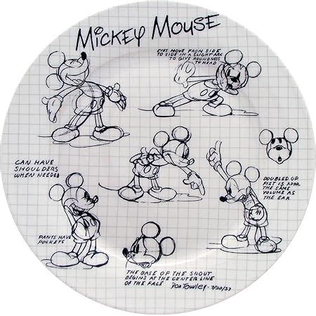 Buy Disney Sketchbook Mickey Dinner Plate Set Of 4 Online At Low