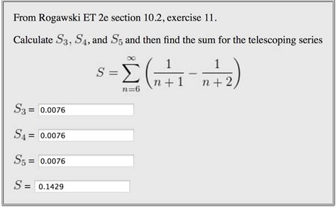 Solved Calculate And And Then Find The Sum For Chegg