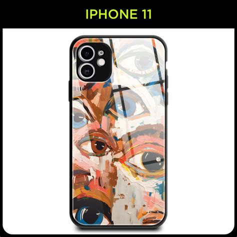 Стеклянный чехол на Apple iPhone 11 / Айфон 11 с принтом "Открытые ...