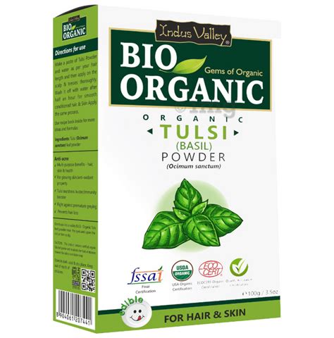 Indus Valley Bio Organic Tulsi Leaf Powder Buy Box Of 1000 Gm Powder At Best Price In India 1mg