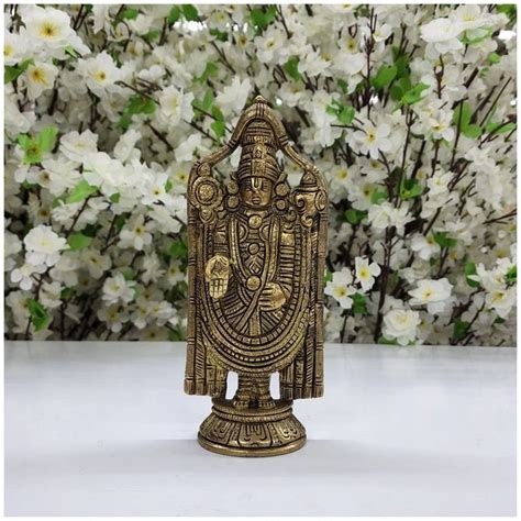 Tirupati Balaji Statue Brass Balaji Sculpture Shree Venkateswara Idol