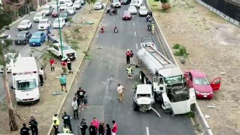 Pipa Pierde El Control Y Se Impacta Con Veh Culos En Av Central En