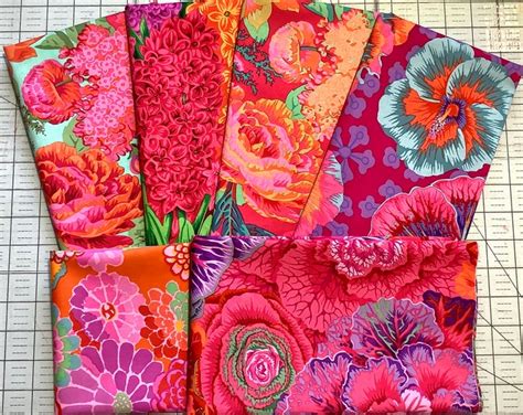 Kaffe Fassett Collective Fabric Fat Quarter Bundle Quilting Bundle