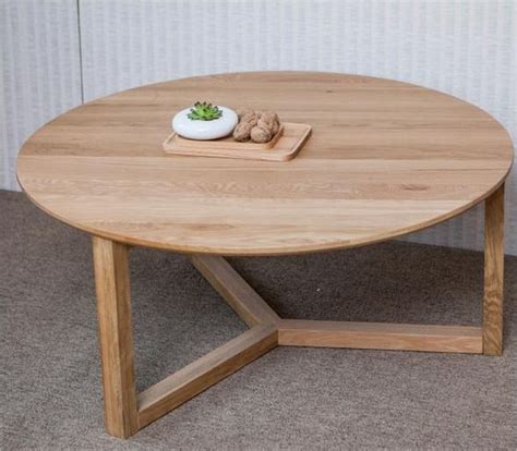 Gallery Of Amazing Popular Round Oak Coffee Tables With Regard To