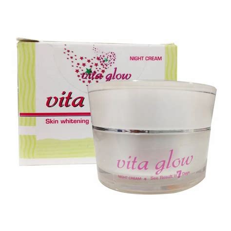 Miled Vita Glow Skin Whitening Cream Packing Size 30gms For Night