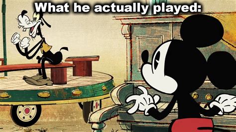 Pianos Are Never Animated Correctly Mickey Mouse Potatoland Youtube