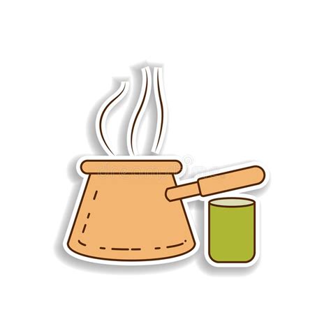 Turkish Coffee Pot Line Icon Detailed Set Of Web Icons And Signs