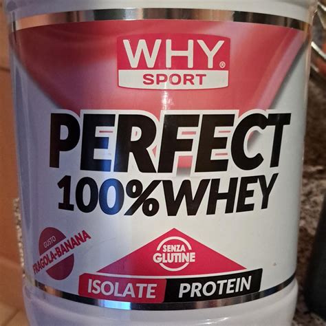 Perfect Whey Isolate Protein Gusto Fragola Banana Why Sport